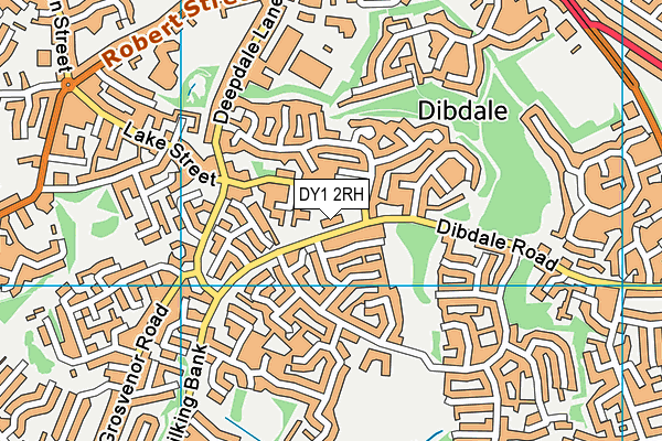 DY1 2RH map - OS VectorMap District (Ordnance Survey)