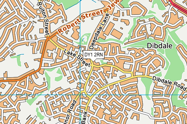 DY1 2RN map - OS VectorMap District (Ordnance Survey)