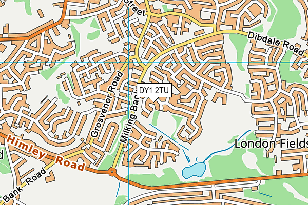 DY1 2TU map - OS VectorMap District (Ordnance Survey)