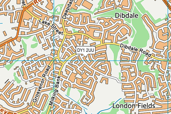 DY1 2UU map - OS VectorMap District (Ordnance Survey)