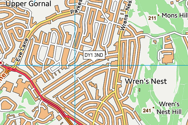 DY1 3ND map - OS VectorMap District (Ordnance Survey)