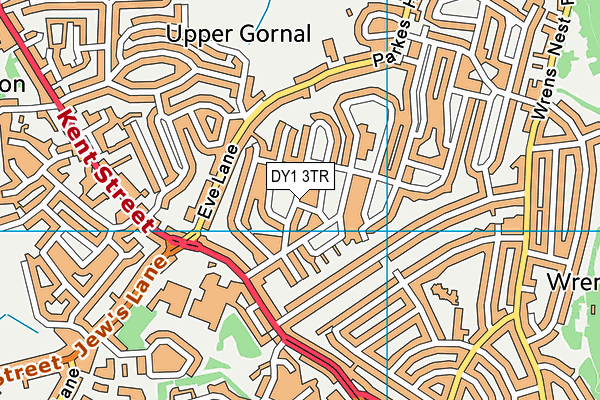 DY1 3TR map - OS VectorMap District (Ordnance Survey)