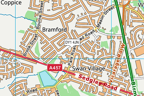 Map of BRAMFORD HARDWARE LIMITED at district scale