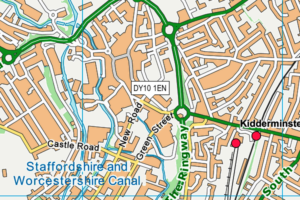 DY10 1EN map - OS VectorMap District (Ordnance Survey)