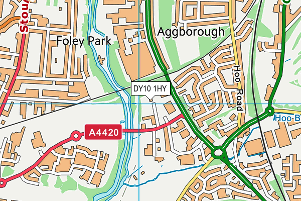 Map of R.F. AMIES (KIDDERMINSTER) LIMITED at district scale