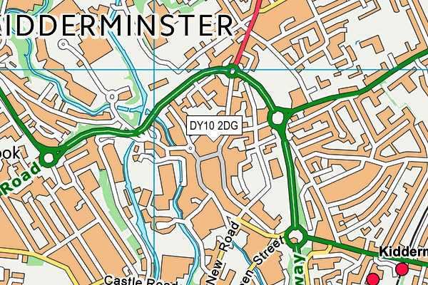 DY10 2DG map - OS VectorMap District (Ordnance Survey)