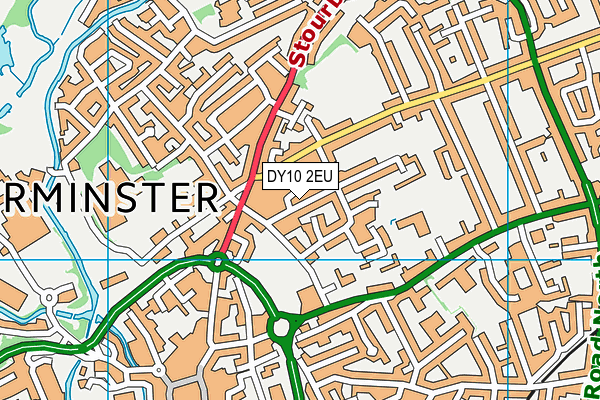 DY10 2EU map - OS VectorMap District (Ordnance Survey)