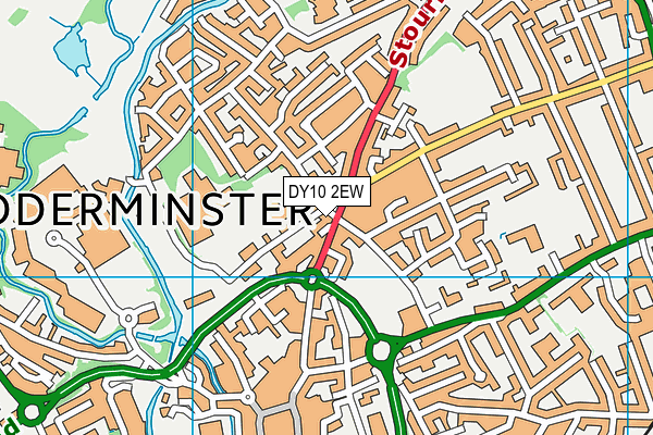 DY10 2EW map - OS VectorMap District (Ordnance Survey)