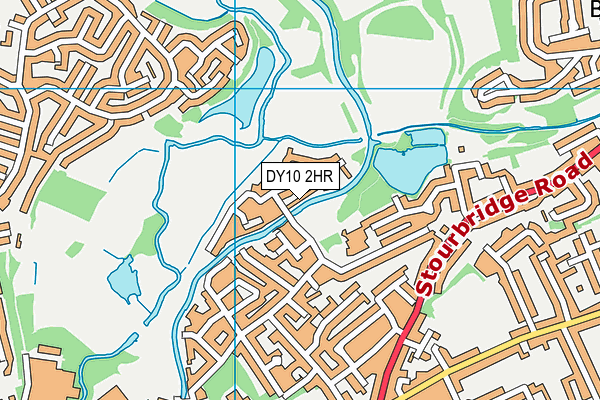DY10 2HR map - OS VectorMap District (Ordnance Survey)
