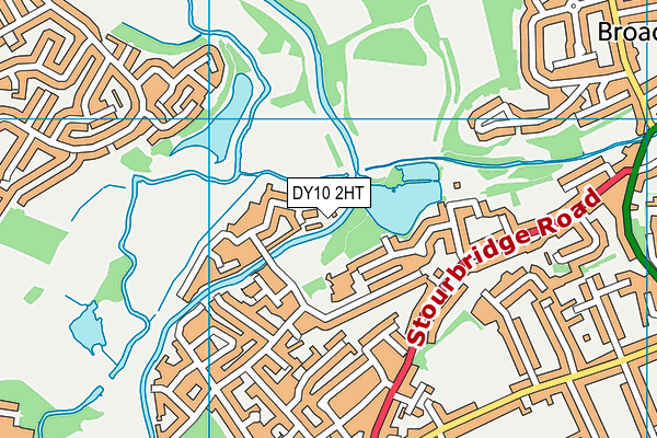 DY10 2HT map - OS VectorMap District (Ordnance Survey)