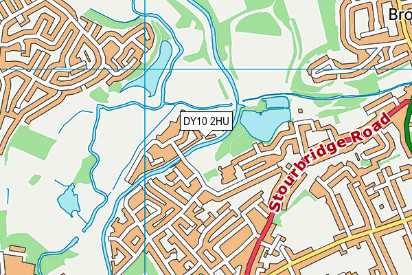 DY10 2HU map - OS VectorMap District (Ordnance Survey)