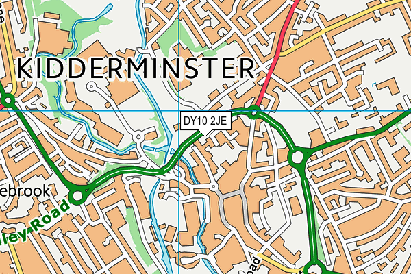 DY10 2JE map - OS VectorMap District (Ordnance Survey)