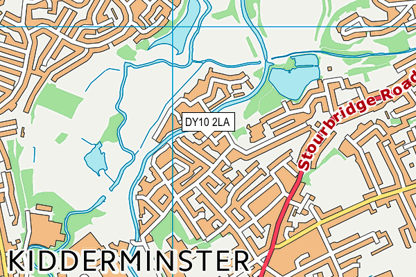 DY10 2LA map - OS VectorMap District (Ordnance Survey)