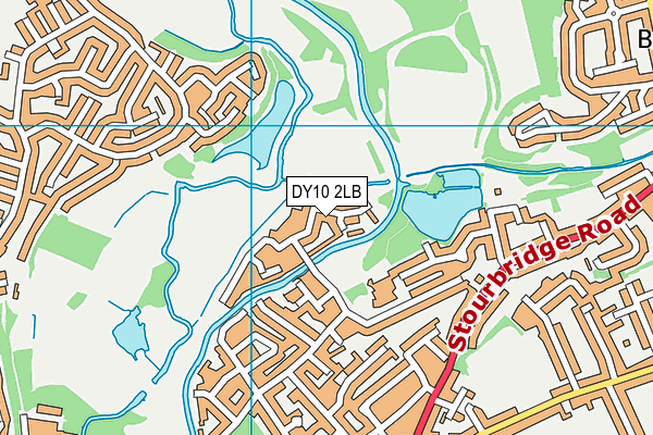 DY10 2LB map - OS VectorMap District (Ordnance Survey)