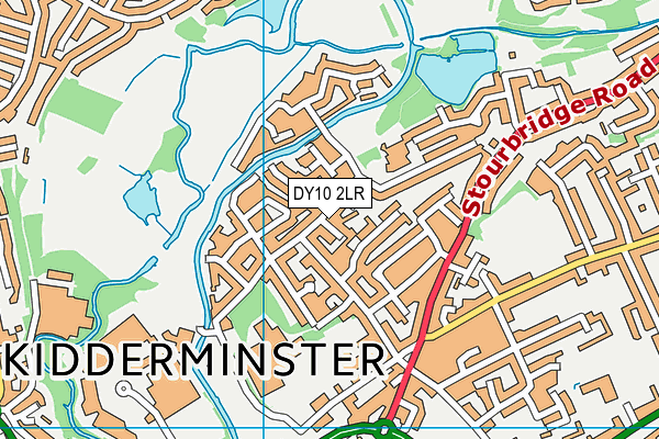 DY10 2LR map - OS VectorMap District (Ordnance Survey)