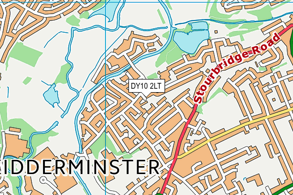 DY10 2LT map - OS VectorMap District (Ordnance Survey)