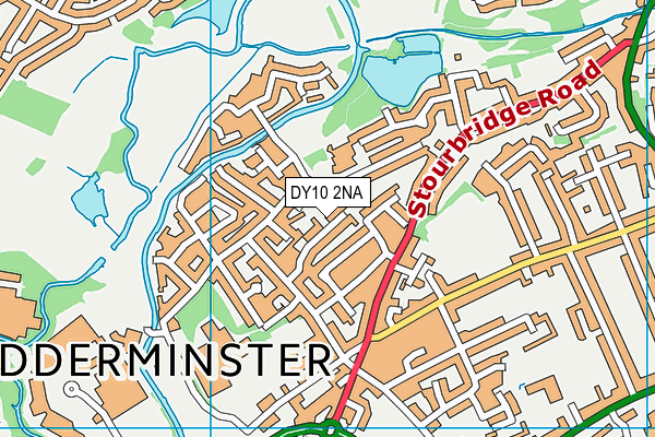 DY10 2NA map - OS VectorMap District (Ordnance Survey)
