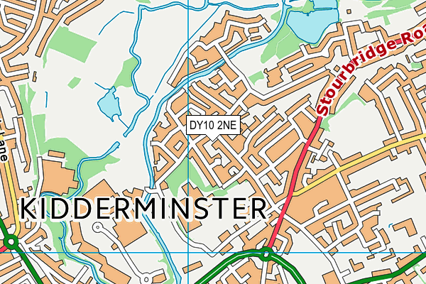 DY10 2NE map - OS VectorMap District (Ordnance Survey)