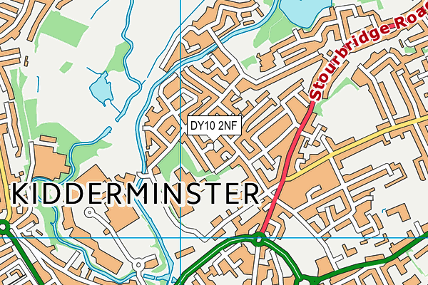 DY10 2NF map - OS VectorMap District (Ordnance Survey)