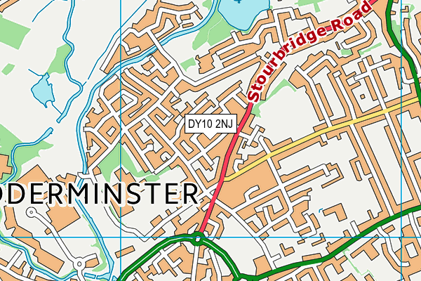 DY10 2NJ map - OS VectorMap District (Ordnance Survey)