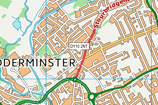 DY10 2NT map - OS VectorMap District (Ordnance Survey)