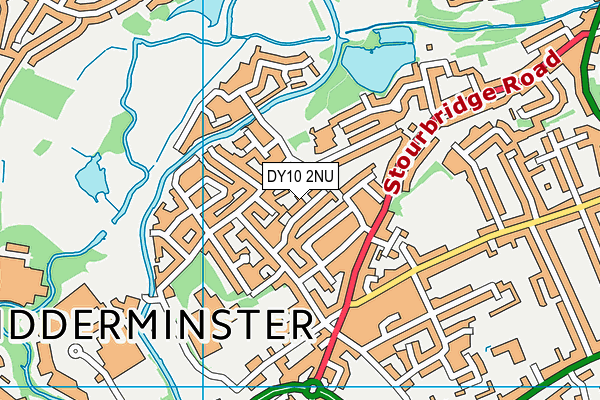 DY10 2NU map - OS VectorMap District (Ordnance Survey)