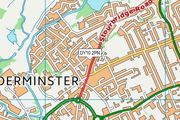 DY10 2PN map - OS VectorMap District (Ordnance Survey)