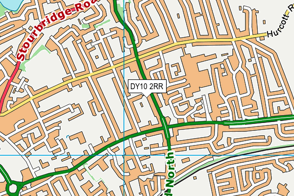 DY10 2RR map - OS VectorMap District (Ordnance Survey)