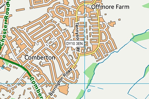 DY10 3EN map - OS VectorMap District (Ordnance Survey)
