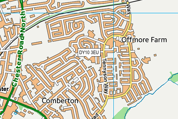 DY10 3EU map - OS VectorMap District (Ordnance Survey)