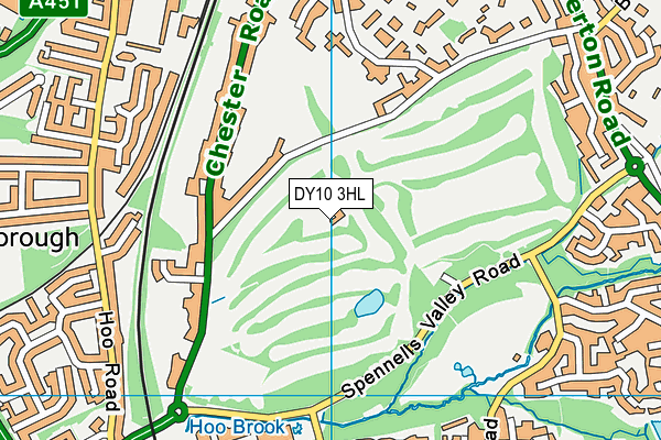 DY10 3HL map - OS VectorMap District (Ordnance Survey)
