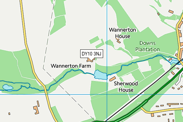DY10 3NJ map - OS VectorMap District (Ordnance Survey)