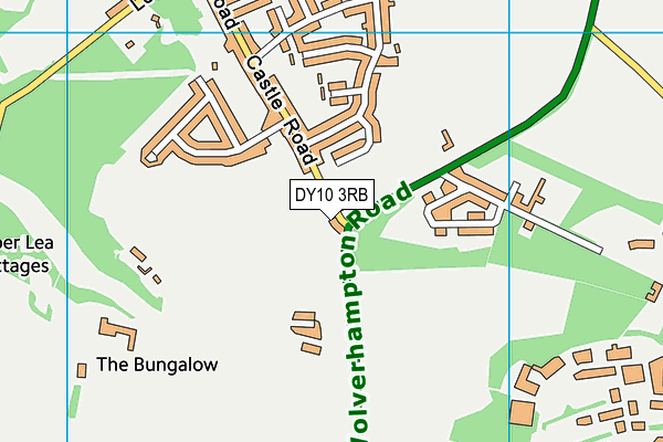 DY10 3RB map - OS VectorMap District (Ordnance Survey)
