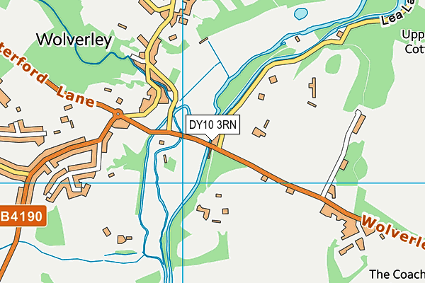 DY10 3RN map - OS VectorMap District (Ordnance Survey)