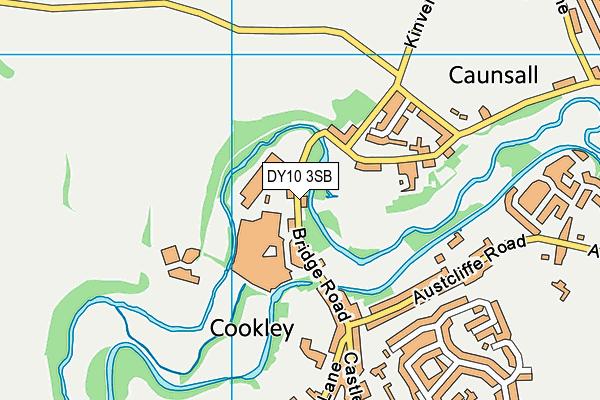 DY10 3SB map - OS VectorMap District (Ordnance Survey)