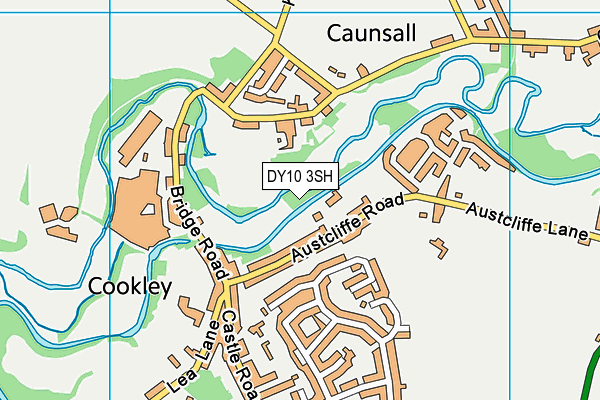 DY10 3SH map - OS VectorMap District (Ordnance Survey)