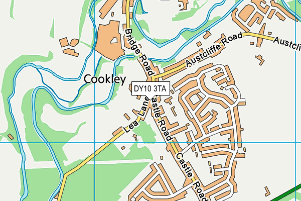Cookley Sebright Primary School map (DY10 3TA) - OS VectorMap District (Ordnance Survey)