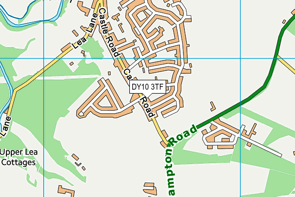 DY10 3TF map - OS VectorMap District (Ordnance Survey)