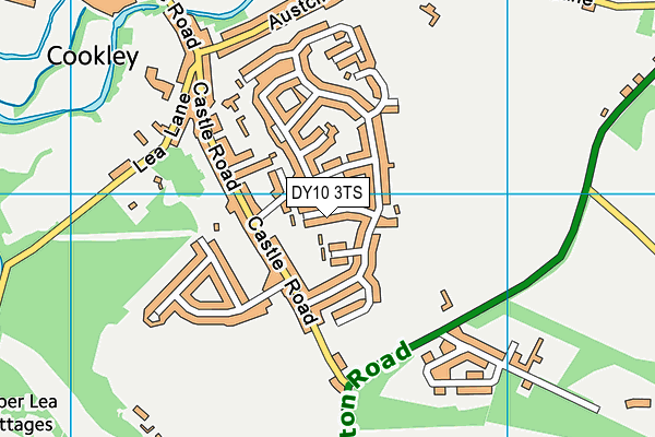 DY10 3TS map - OS VectorMap District (Ordnance Survey)