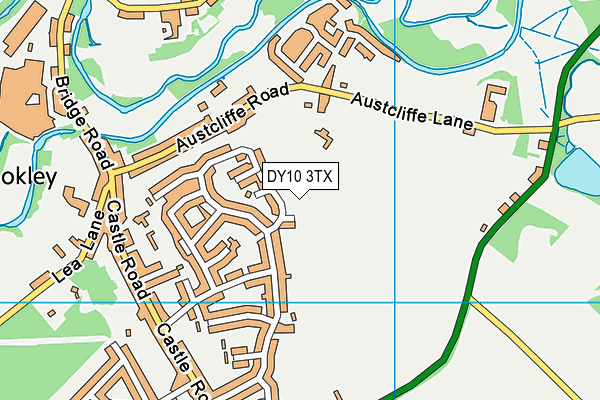 DY10 3TX map - OS VectorMap District (Ordnance Survey)