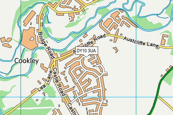 DY10 3UA map - OS VectorMap District (Ordnance Survey)