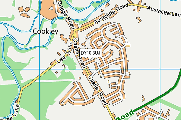 DY10 3UJ map - OS VectorMap District (Ordnance Survey)