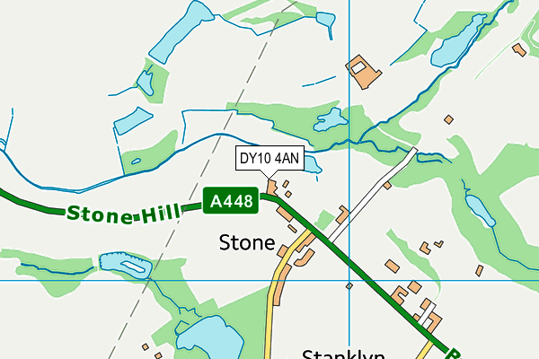 DY10 4AN map - OS VectorMap District (Ordnance Survey)