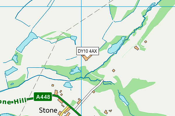 DY10 4AX map - OS VectorMap District (Ordnance Survey)