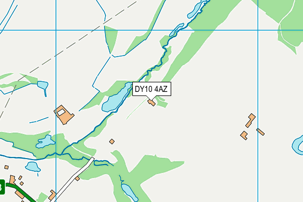 DY10 4AZ map - OS VectorMap District (Ordnance Survey)