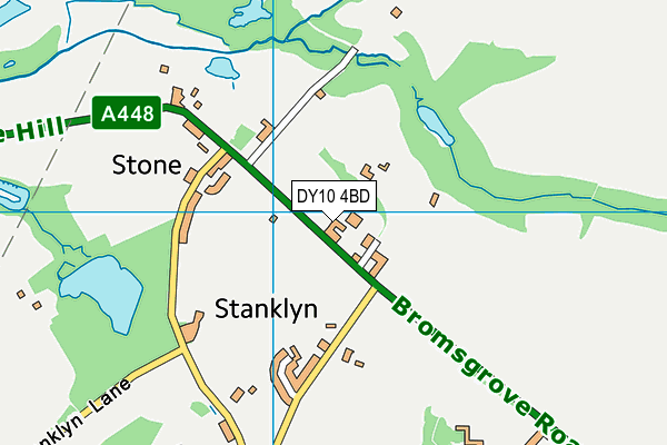 DY10 4BD map - OS VectorMap District (Ordnance Survey)