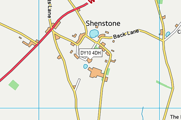 DY10 4DH map - OS VectorMap District (Ordnance Survey)
