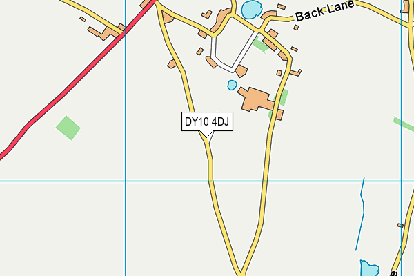 DY10 4DJ map - OS VectorMap District (Ordnance Survey)