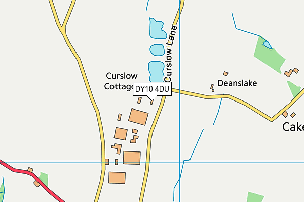 DY10 4DU map - OS VectorMap District (Ordnance Survey)