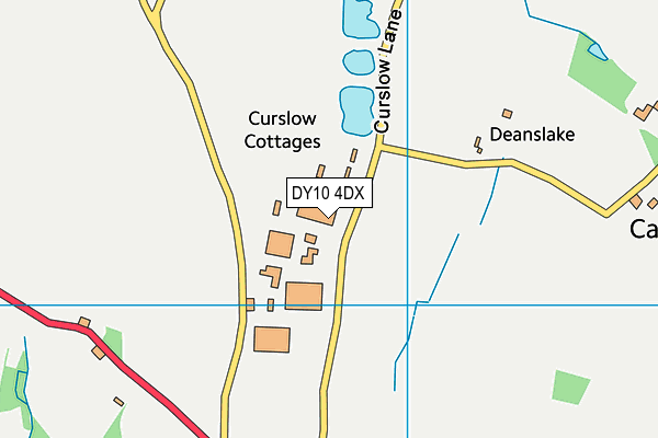 DY10 4DX map - OS VectorMap District (Ordnance Survey)